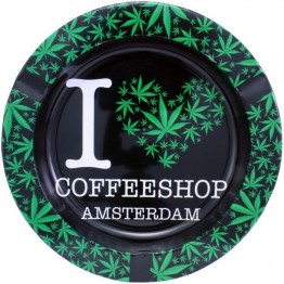 Coffee Shop Amsterdam |  Metal Ashtray